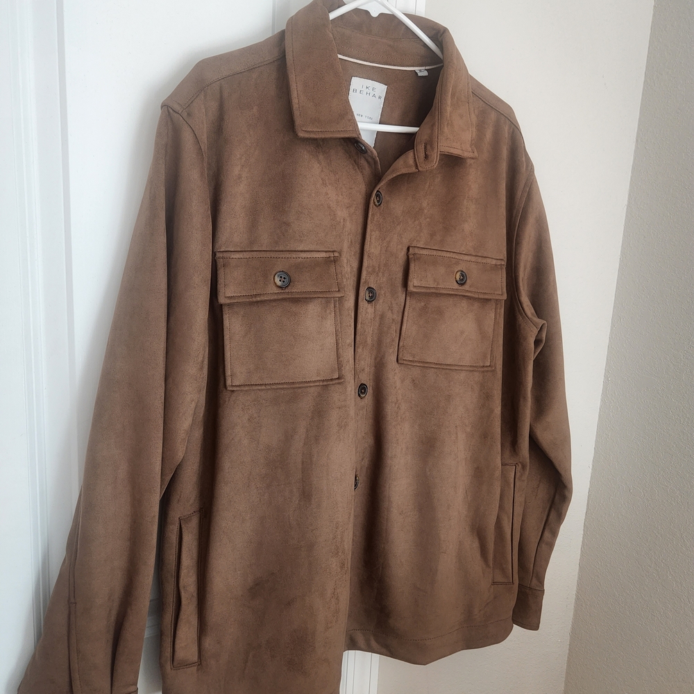Ike Behar Brown Men's Shirt